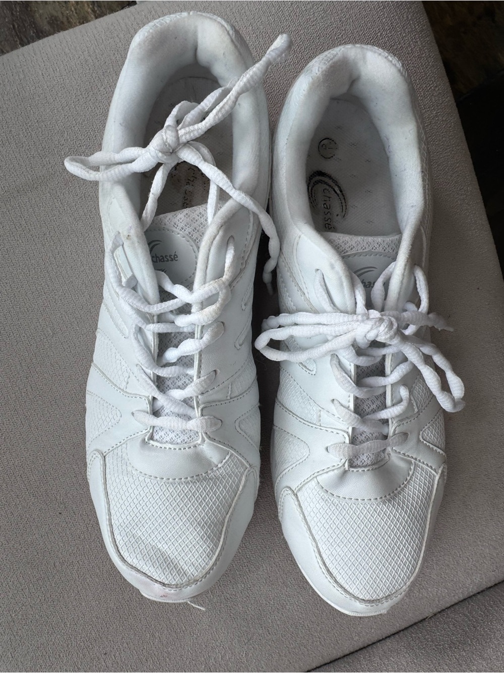 Women's White Athletic Sneakers - Lace-Up Everyday Comfort